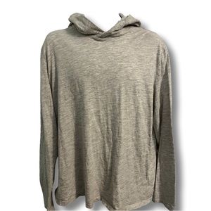 Banana Republic Light Gray Lightweight Hoodie. Size XL